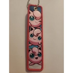 Pokemon 1 Piece‎ Double Sided 5 Inch Jigglypuff Keychain